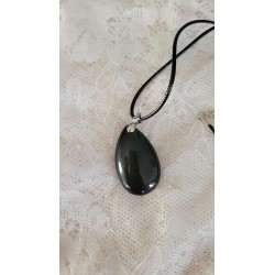 Pendentif Obsidienne Oeil celeste