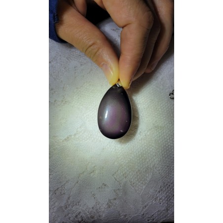 Pendentif Obsidienne Oeil celeste