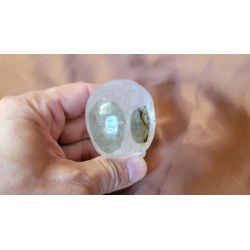 Crâne en Cristal Quartz Chamane (Lodolite) 204grs 6.9cm