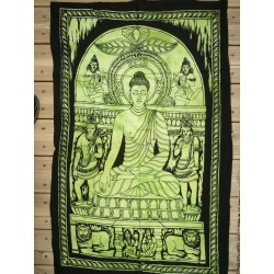 Batik coton Bouddha Shakyamuni 110x70cm