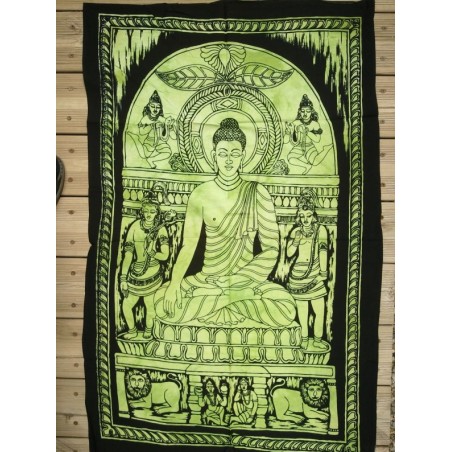Batik coton Bouddha Shakyamuni 110x70cm Batik coton Bouddha Shakyamuni 110x70cm