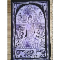 Batik coton Bouddha Shakyamuni 110x70cm
