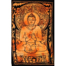 Batik coton Bouddha Shakyamuni 110x70cm