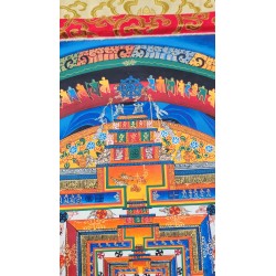 Thangka mandala Kalachakra 110x73cm