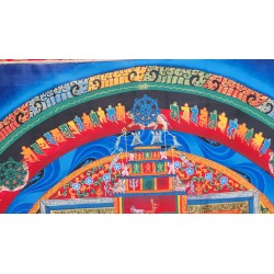 Thangka mandala Kalachakra 110x73cm