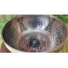 Bol Tibétain 7 métaux Lingam gravé 1052grs Bol Tibétain 7 métaux Lingam gravé 1052grs