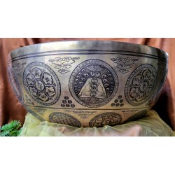 Bol Tibétain chantant  7 métaux 7470grs
