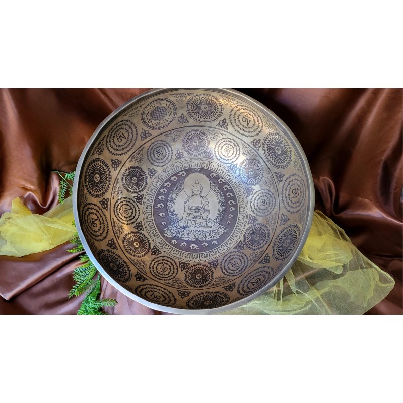 Bol Tibétain chantant  7 métaux 7470grs