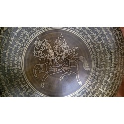 Gong Tibétain 7 métaux 1730grs 42.5cm