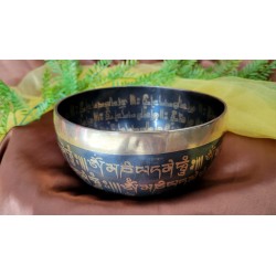 Bol chantant Tibétain 7 métaux 657grs