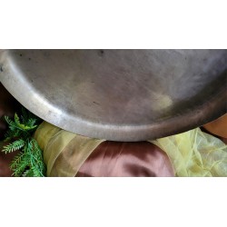 Gong Antique Indien 7 métaux 43.5cm 2005grs