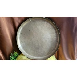 Gong Antique Indien 7 métaux 43.5cm 2005grs