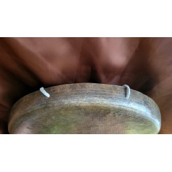 Gong Antique Indien 7 métaux 43.5cm 2005grs