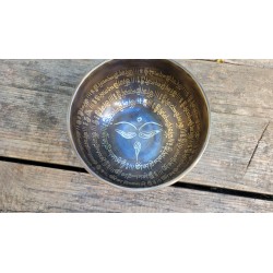 Bol chantant Tibétain 7 métaux 431grs