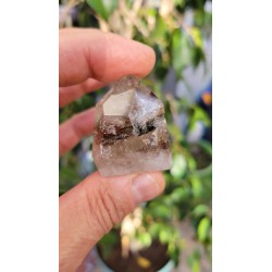Pointe en Lodolite ou Quartz Jardin (Garden)