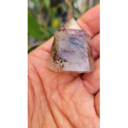 Pointe en Lodolite ou Quartz Jardin (Garden)