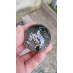 Sphère en Lodolite ou Quartz Jardin (Garden) 48mm 160grs