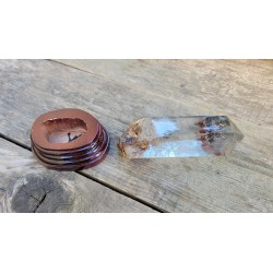 Pointe en Lodolite ou Quartz Chaman (Garden) 14.5cm 543grs