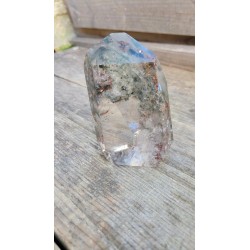 Pointe en Lodolite ou Quartz Chamane (Fantôme) 10cm 380grs