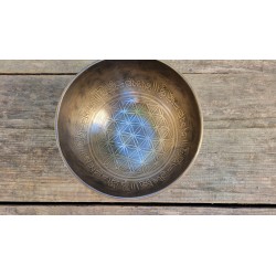 Bol chantant Tibétain 7 métaux 462grs
