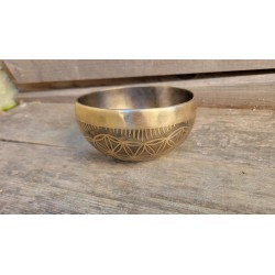 Bol chantant Tibétain 7 métaux 462grs