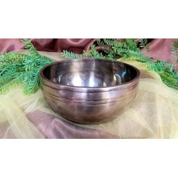 Bol chantant Tibétain 7 métaux 600grs