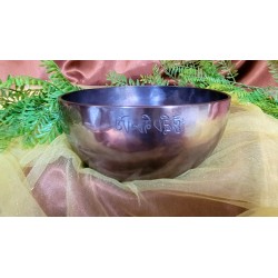 Bol Tibétain 7 métaux 610grs Blue Full Moon