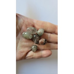 29grs de Galets en Quartz Chamane Lodolite