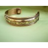 Bracelet magnétique indien en cuivre