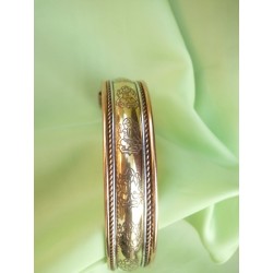 Bracelet magnétique indien en cuivre
