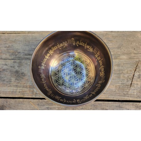Bol chantant Tibétain 7 métaux 505grs