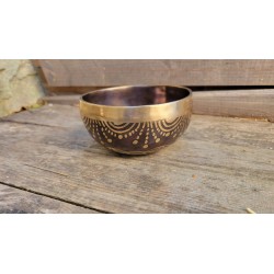 Bol chantant Tibétain 7 métaux 505grs