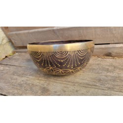 Bol chantant Tibétain 7 métaux 1345grs