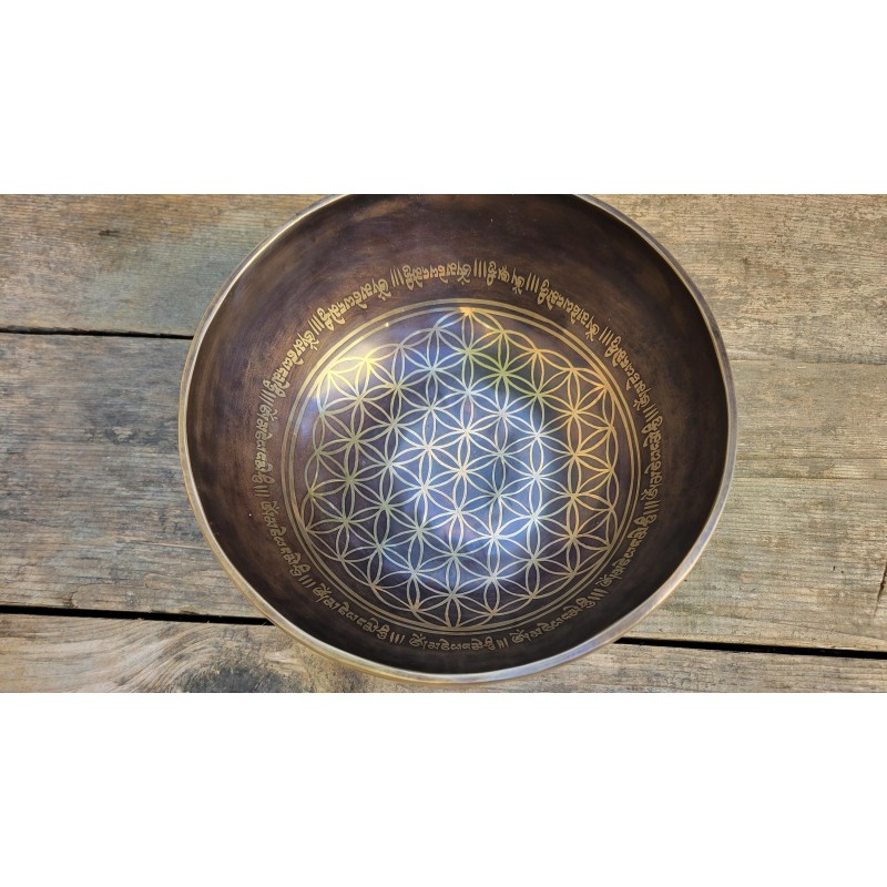 Bol chantant Tibétain 7 métaux 1345grs