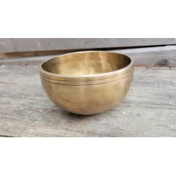 Bol chantant Tibétain 7 métaux 570grs lingam