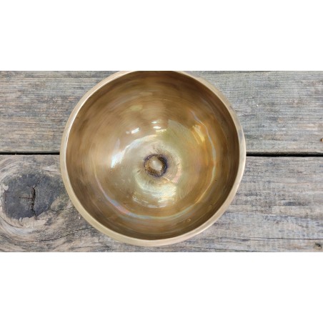 Bol chantant Tibétain 7 métaux 570grs lingam
