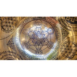 Bol tibétain gravé Métatron 595grs