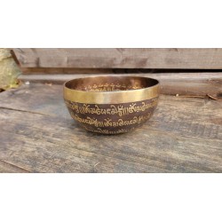 Bol chantant Tibétain 7 métaux 547grs