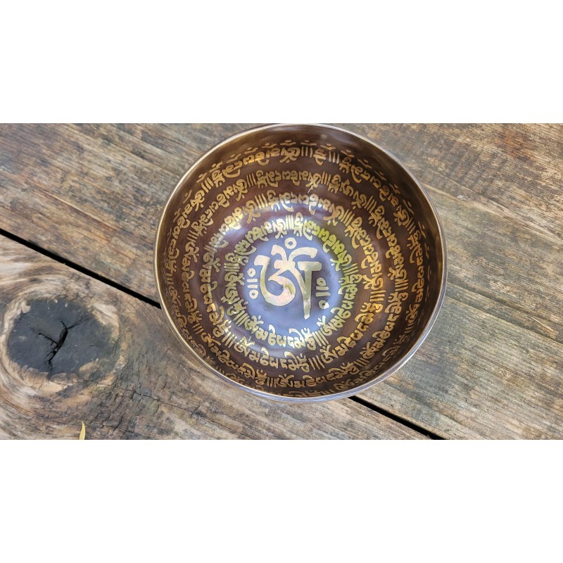 Bol chantant Tibétain 7 métaux 547grs
