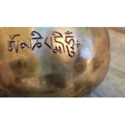 Bol Tibétain 7 métaux 655grs Full Moon