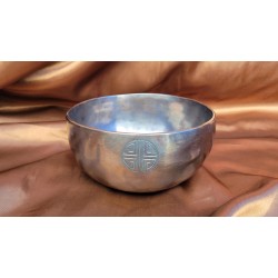 Bol Tibétain 7 métaux 645grs Blue Full Moon