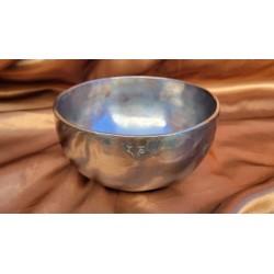Bol Tibétain 7 métaux 645grs Blue Full Moon