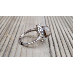 Bague en Lodolite - Quartz jardin