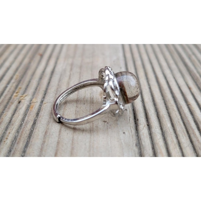 Bague en Lodolite - Quartz jardin