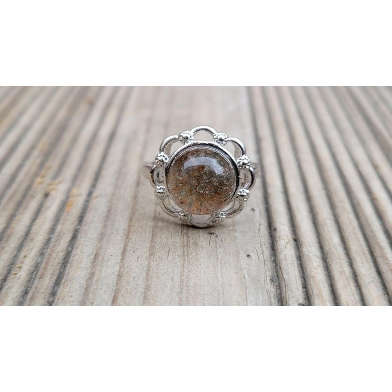 Bague en Lodolite - Quartz jardin