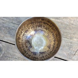 Bol chantant Tibétain 7 métaux 534grs