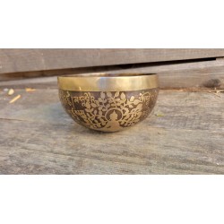 Bol chantant Tibétain 7 métaux 534grs