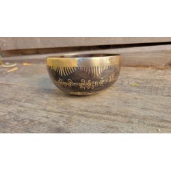 Bol chantant Tibétain 7 métaux 402grs