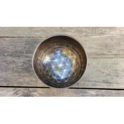 Bol chantant Tibétain 7 métaux 402grs