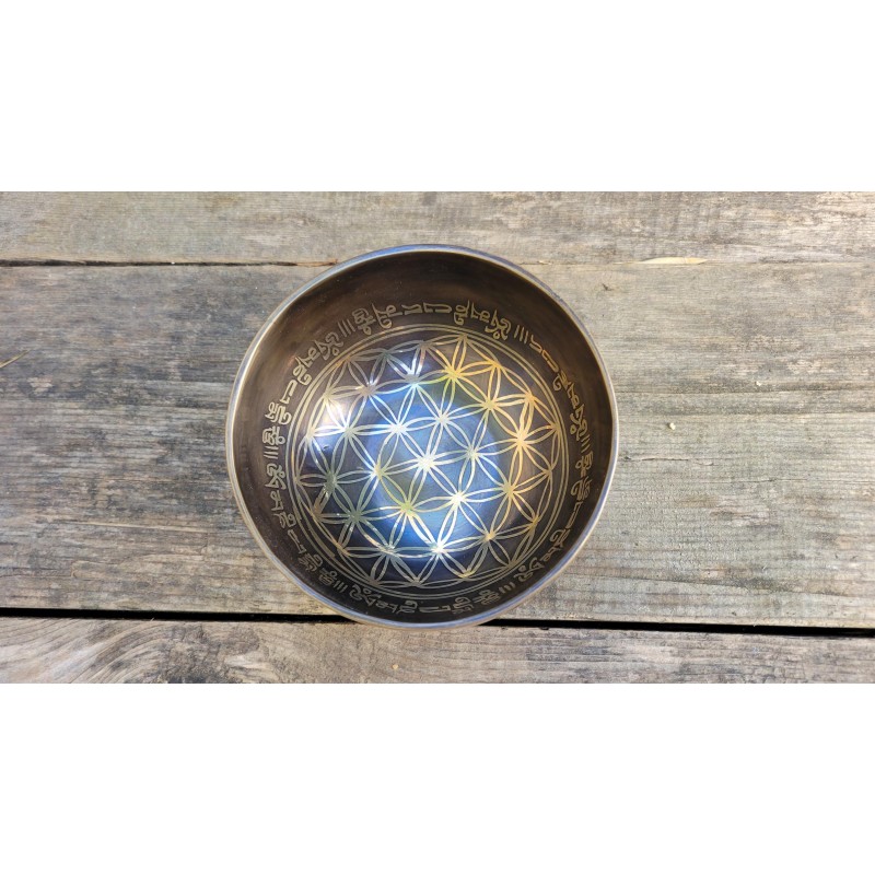 Bol chantant Tibétain 7 métaux 402grs